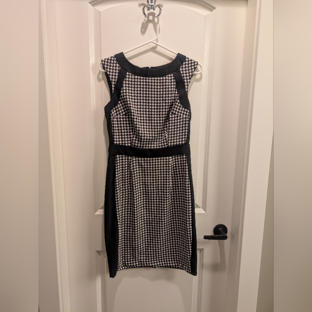 Ricki's Black and White Sheath Midi Dress